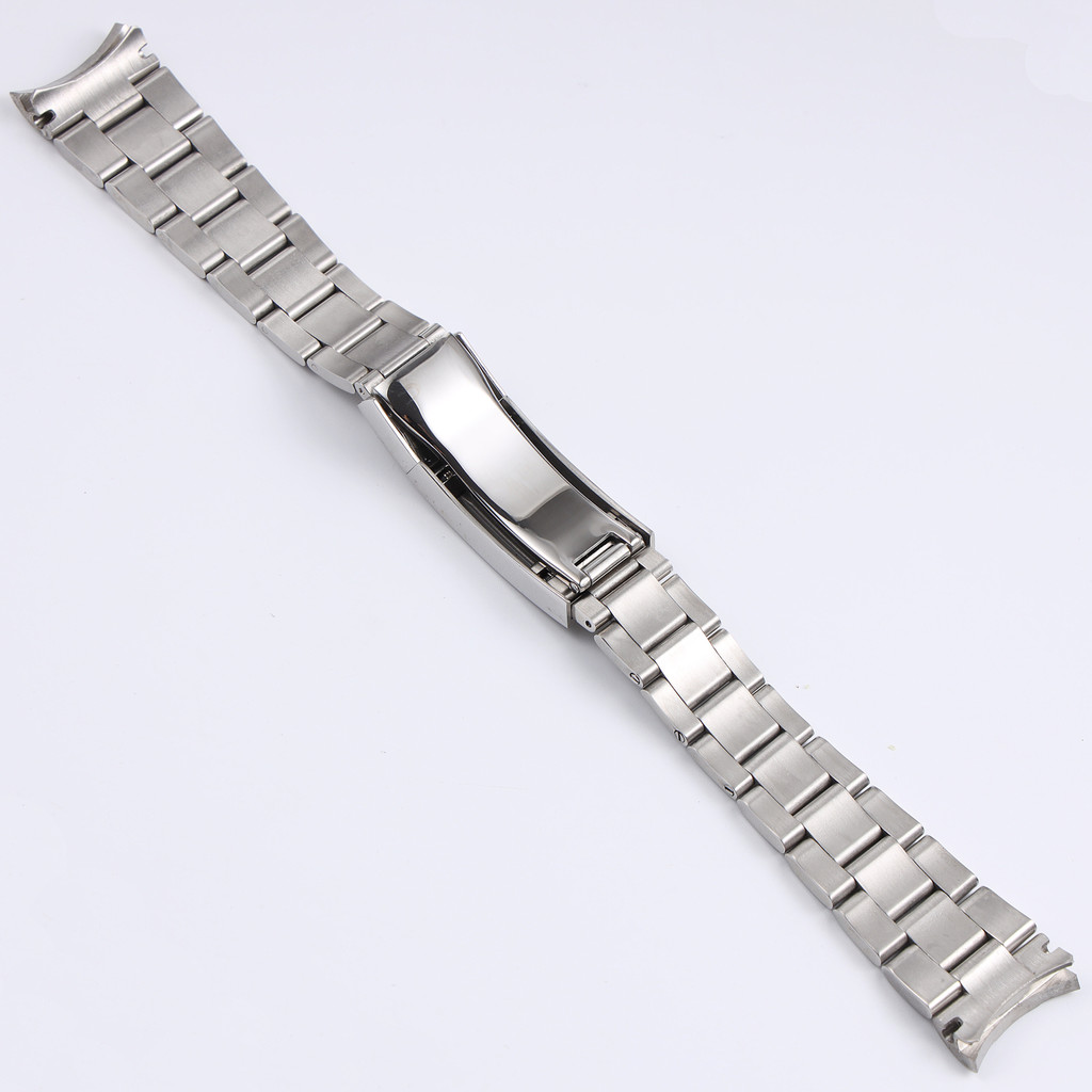 20mm 21mm silver rose gold solid stainless steel watchband for Rolex Submariner Daytona metal