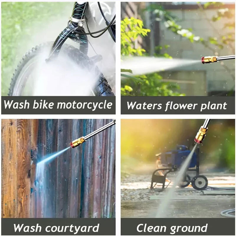 30BAR High Pressure Washer Car Washer High Pressure Efficient Cordless Garden Cleaning Irrigation