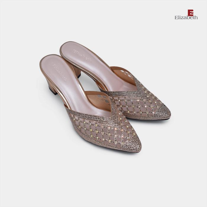Elizabeth Shoes - Sandal Wanita Selop Brokat 0339-0078
