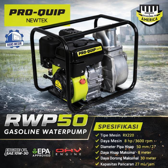 POMPA AIR 2 INCH PROQUIP RWP50 POMPA ALKON IRIGASI RWP 50