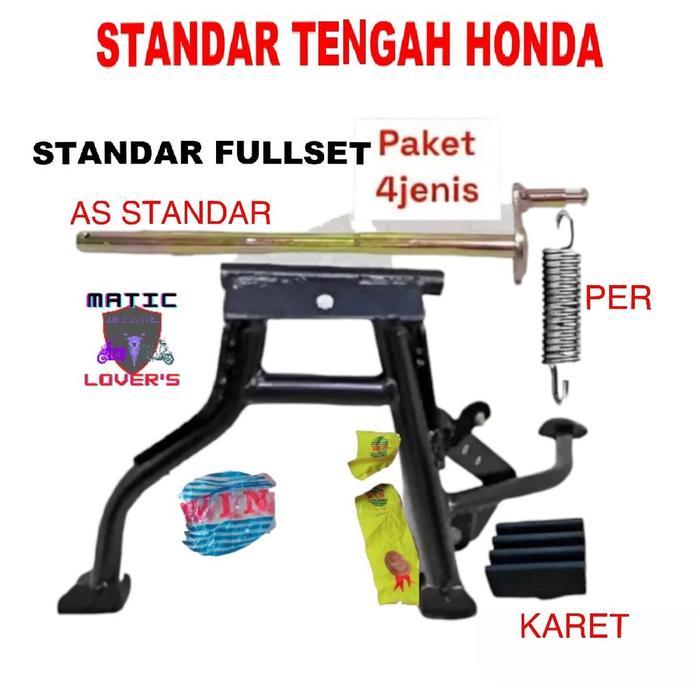 Standar Tengah Standar 2 Beat Karbu Scoopy Karbu Spacy Karbu Kvy Merk Win Asli #Gratisongkir
