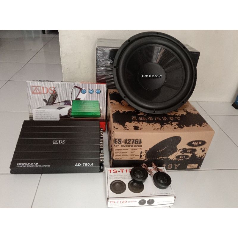 Paket Audio Mobil Car Audio Premium