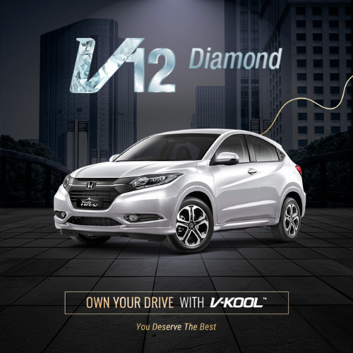 Kaca Film V-KOOL Ultimate Solitaire HONDA HRV 2014-2021 Sunroof VIP