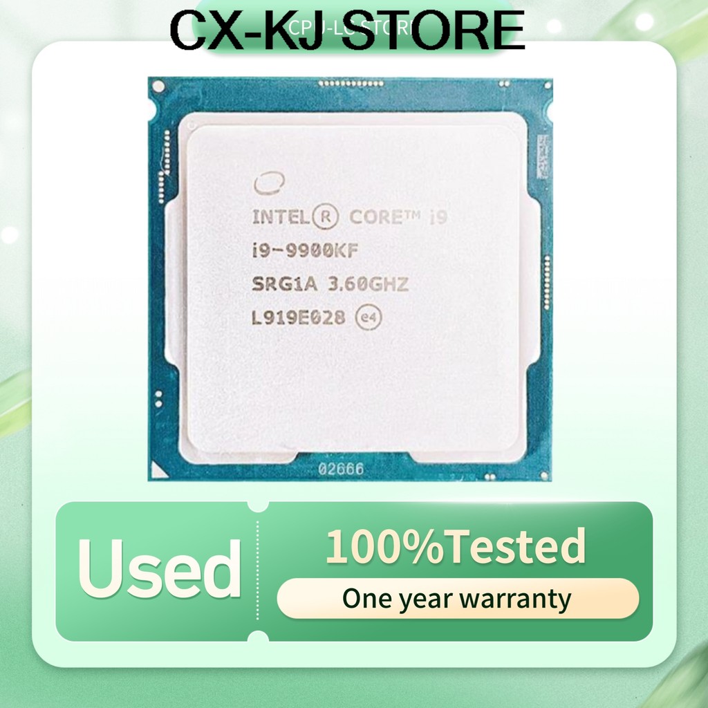 Intel Used Core i9 9900KF i9-9900KF Eight-Core Sixteen-Thread 3.6Ghz 95W L3/16M LGA 1151 Desktop CPU