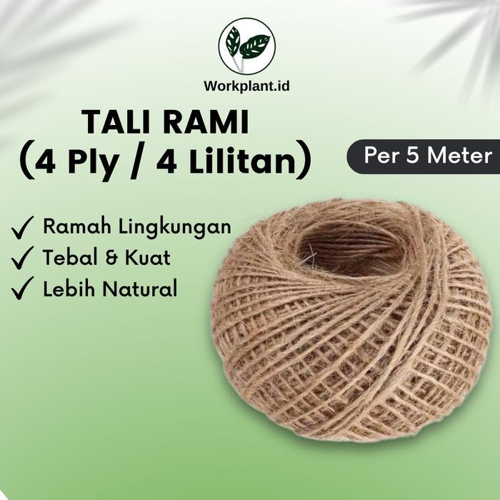 Tali Rami Goni 4ply - Tali Pengikat & Bahan Anyaman Kuat Serbaguna