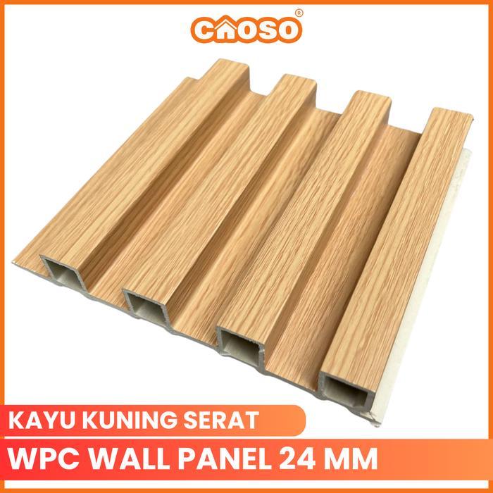 Wpc Wall Panel Dinding 3 Meter Wood Panel Wpc Wallpanel 3d 3m