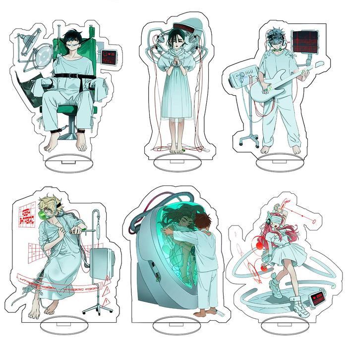Alien Stage Anime Peripheral Acrylic Standee Mizisua Creative Campus Desktop Ornament Hadiah