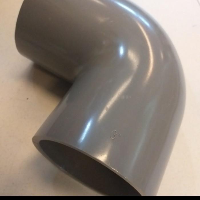 Elbow / Knee pvc 3" inch Rucika