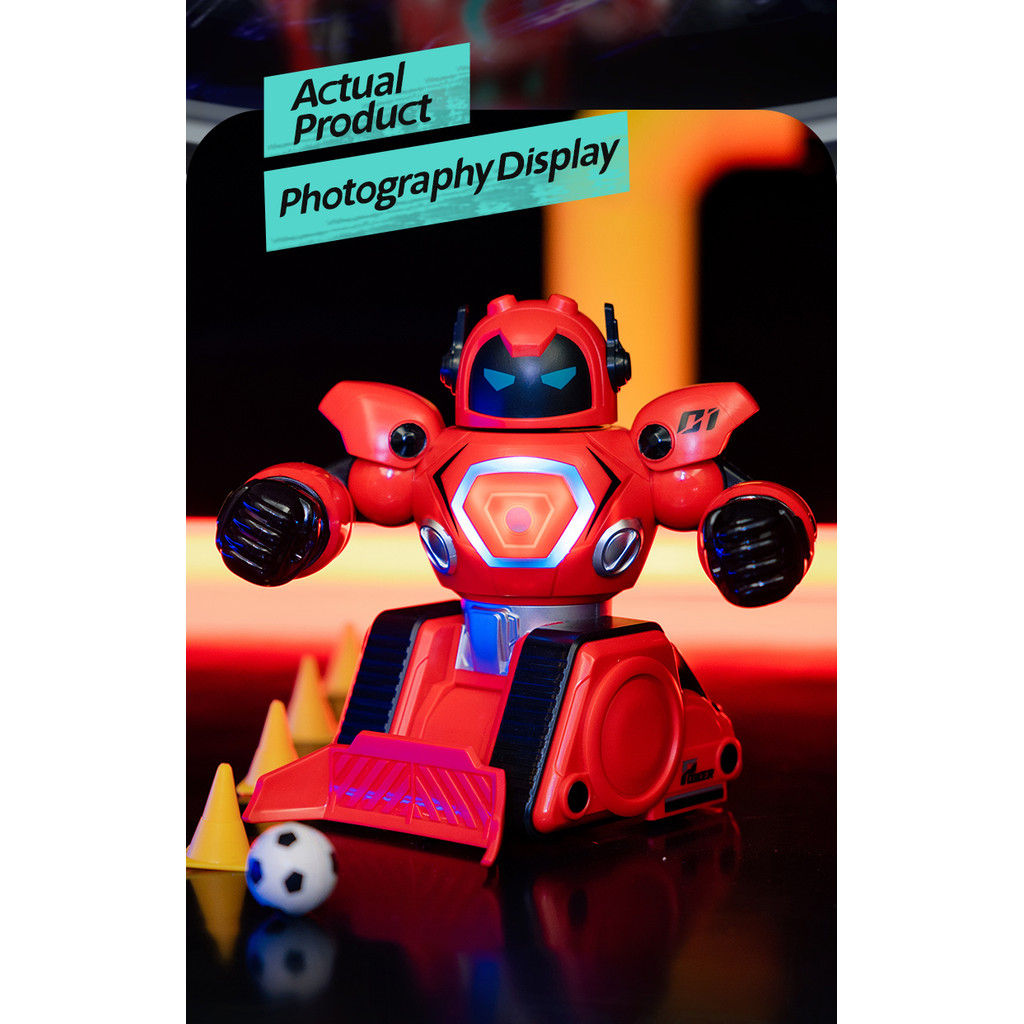 JJRC RC Robot Boxing Soccer Remote Control Robot Double Battle Football Robot Parent-Child