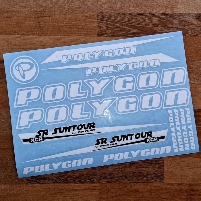 Stiker Sepeda Polygon Cutting Sticker Mtb Road Bike #Gratisongkir