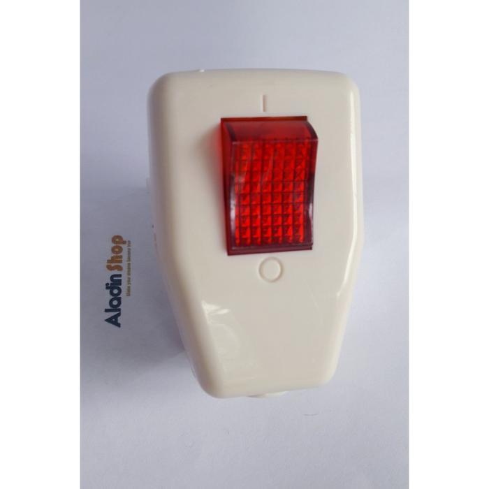 COLOKAN Steker LISTRIK KONTAK DENGAN SAKLAR Lampu dutron 16A BG-6618 Steker Lampu dengan Sakelar