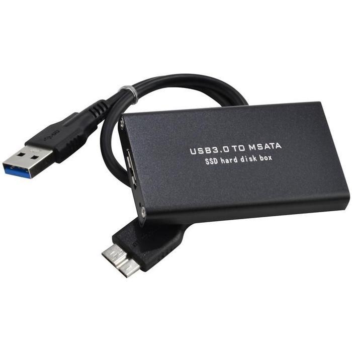 mSATA to USB 3.0 SSD Enclosure Case SSD mSATA ADAPTER CONVERTER HDD PC CASING