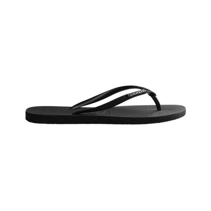 Havaianas 0090 Slim Sparkle Metallic - Black - Sandal Wanita #Gratisongkir