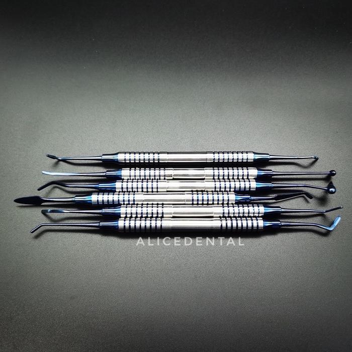 Set Dental Plastik Plastis Filling Instrument Teflon Instrumen Gigi Terlaris