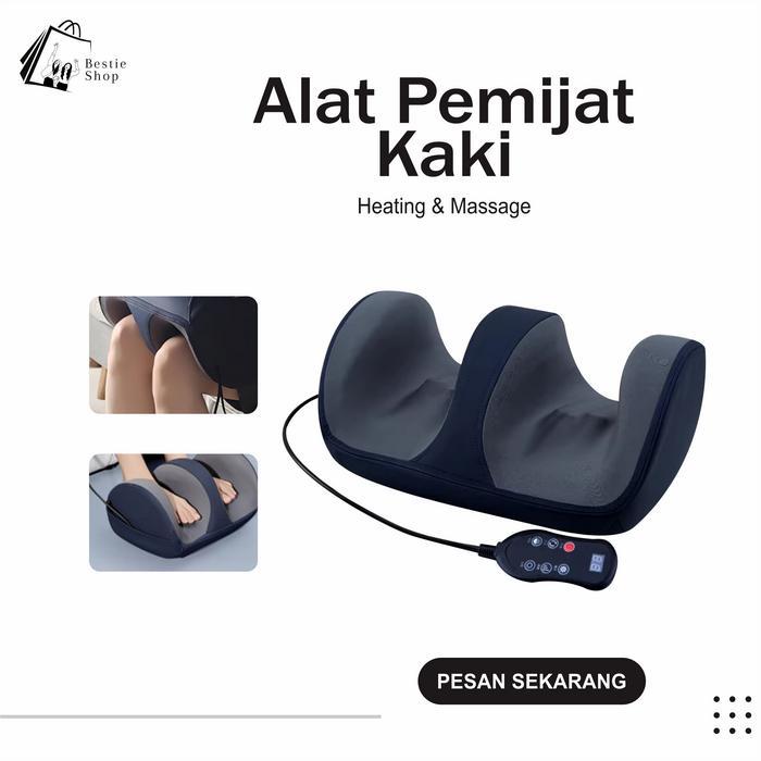 [Bs] Alat Pemijat Kaki Remote Kompres Panas / Alat Pijat Kaki Betis Navy Myung Elektrik Terapi Getar