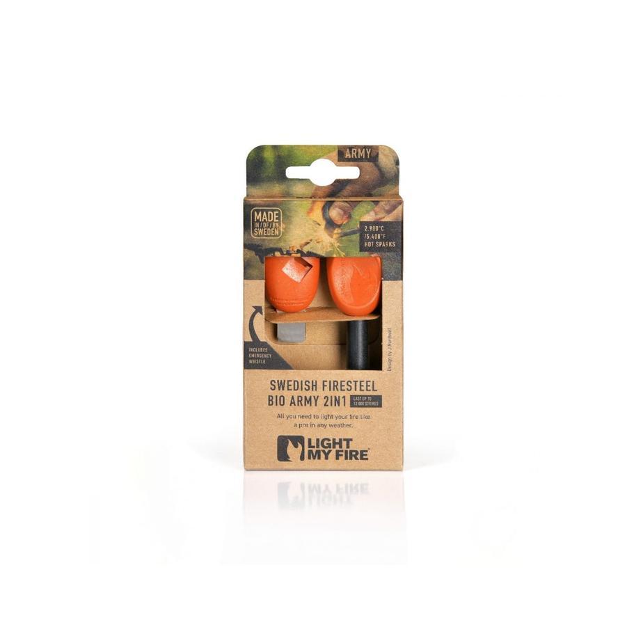 Pemantik Api Light My Fire Swedish Firesteel BIO Army 2 in 1
