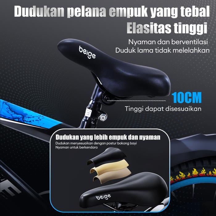 Mimosa Baby MallOutdoor Sepeda Anak Laki/Gadis BMX ATLANTIS 05L Roda BAN GEDE 3.0 ADA MUSIK -UKURAN