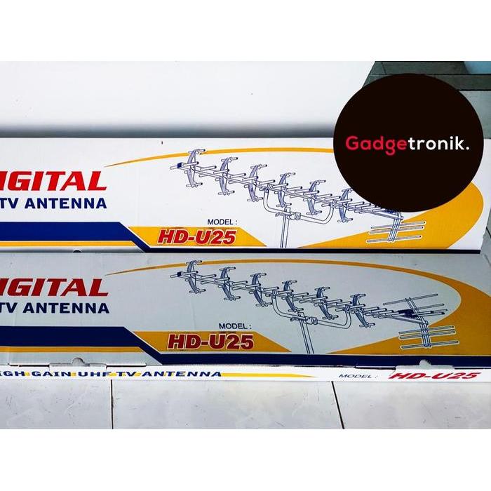 PF Antenna Digital HD-U25 Super High Gain UHF TV Antenna / Antena PF HDU 25 / HD U25 SIRIP
