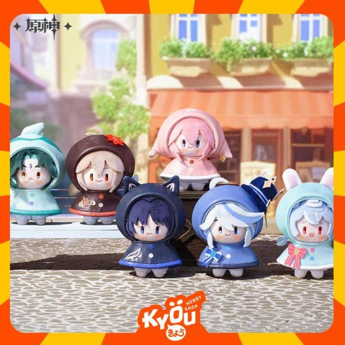 New Arrival Furina Xiao Sigewinne Wanderer Kazuha Yae Miko Fun In The Rain Series Plush Mascot -