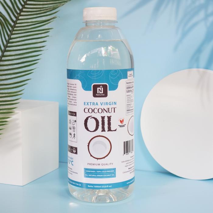 Promo Naturist Extra Virgin Coconut Oil Vco Vco 1 Liter Minyak Kelapa 1 Liter Evco 1 Liter