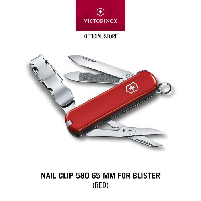 ORIGINAL Victnox Nail Clip 580, 65 mm, [ Multifungsi] Swiss Army Knife READY STOCK