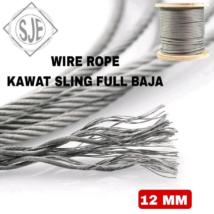 Terlaris - Sling baja 8mm/kawat baja 8mm/seling baja 8mm/sling full baja 8mm