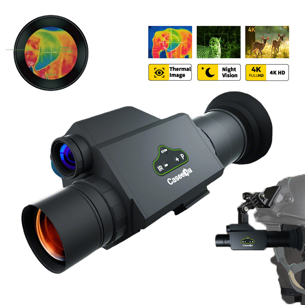 Head Mounted Thermal Night Vision Monocular High Resolution Thermal Imaging Scope for Hunting Hot