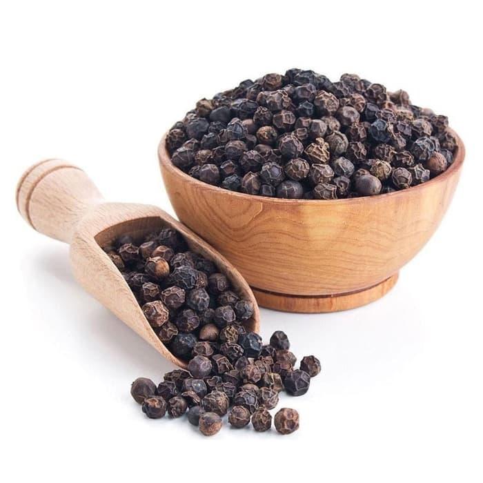 Lada Hitam Utuh 1Kg / Merica Biji / Black Pepper Whole / Merica Hitam