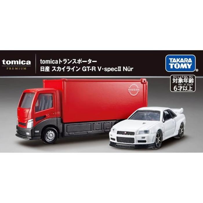 Tomica Premium Transporter Nissan Skyline GT-R V. spec II Nur