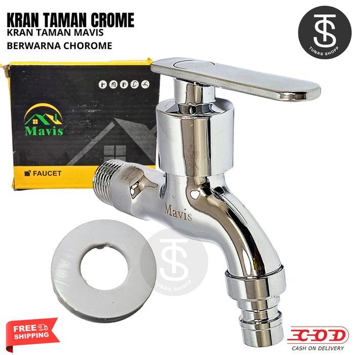 KRAN TAMAN TEMBOK MAVIS / MVS913-1 KRAN MAVIS CHROME KUAT ANTI KARAT / KRANG MAVIS COCOK UNTUK