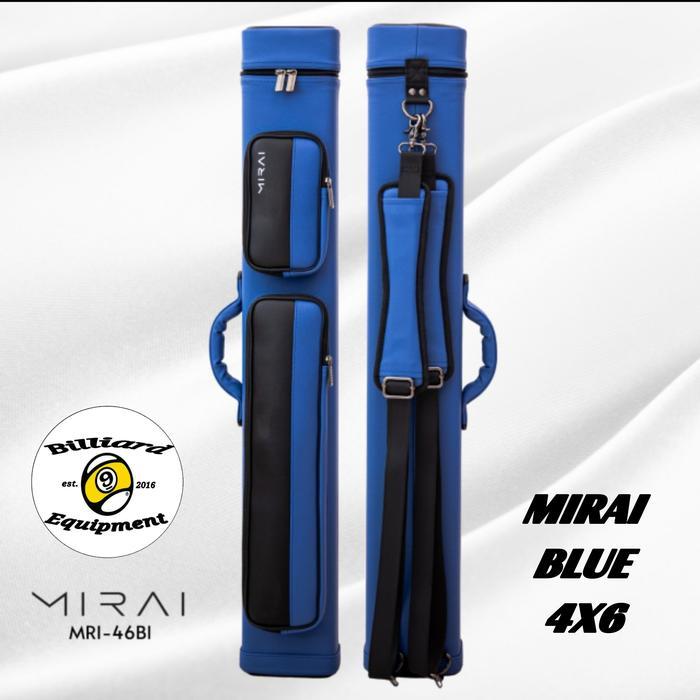 Mirai 4X6 - Blue Tas Billiard Cue Case Billiard