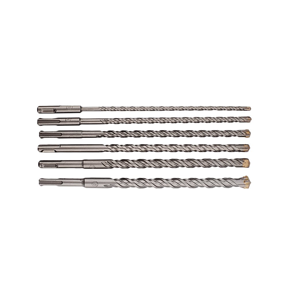 1PC Cross Impact Hammer Drill Bit 200mm Hard Alloy Four Edge SDS PLUS Concrete Wall Tile Marble Gran