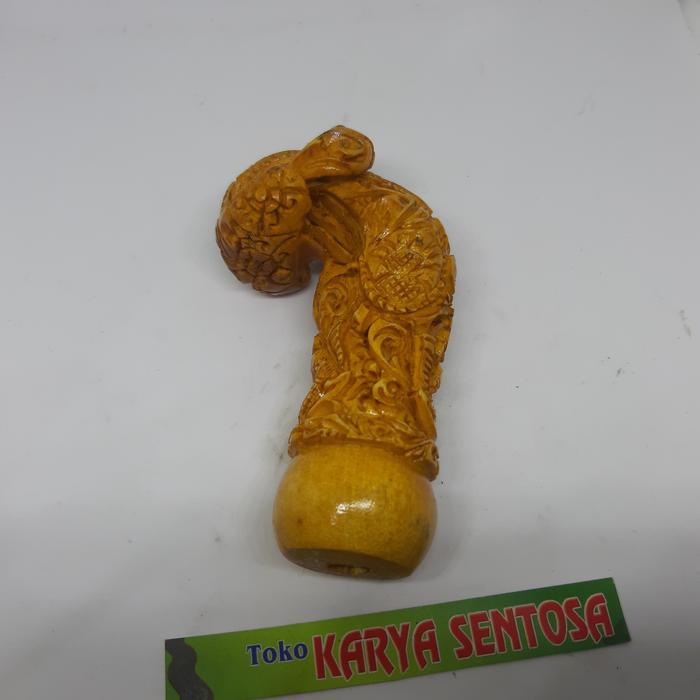 Barang Antik Gagang Pegangan Hendel Keris Ukir