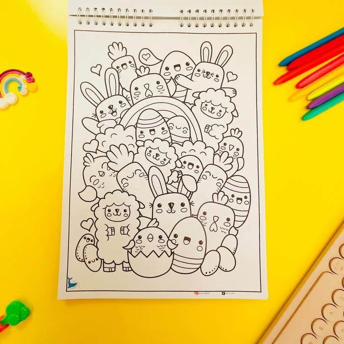 Buku Mewarnai Coloring Book Doodle Art Edition