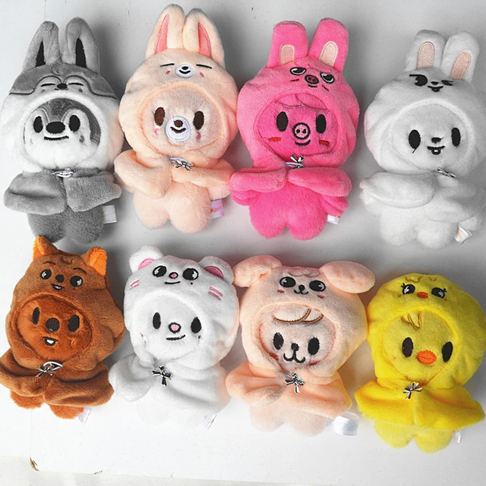 70style 10/20cm Skzoo Plush Toy Kawaii Skzoo Stray Kids Wolf Plush Cartoon Stuffed Animal Doll