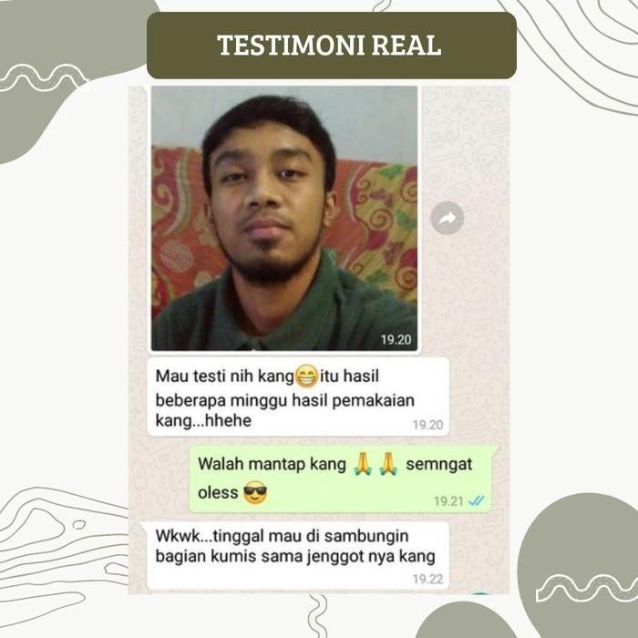 Penumbuh Brewok Beard Serum penumbuh jenggot penumbuh kumis cepat serum penumbuh