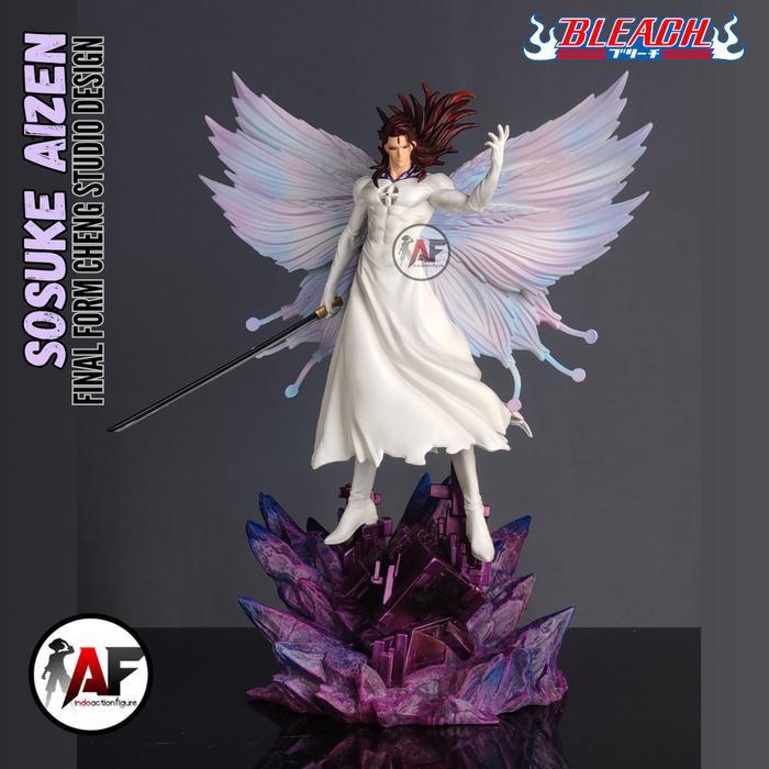 Statue Action Figure Bleach Sosuke Aizen Final Form Cheng Studio Design Recast
