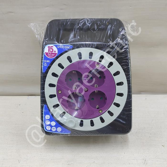Kabel Roll Box Kabel Uticon 15Meter Cr-3815 Kabel Roll Uticon 3815 15M