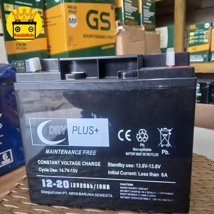 aki vrla 12v20ah np20-12 12volt 20ahdry plus