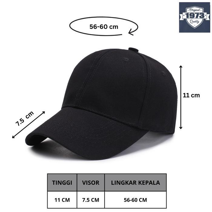 Baseball Cap : Adam - Topi Baseball Topi Polos Topi Pria Topi Wanita Topi Vintage #Gratisongkir
