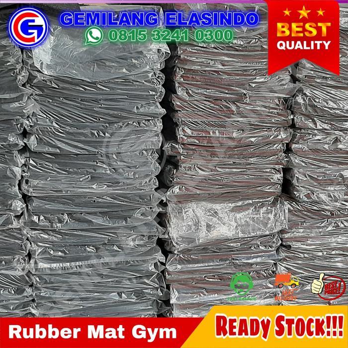 Rubber Mat Gym Karet Lantai Gym Karet Lantai Fitness Rubber Tile #Gratisongkir