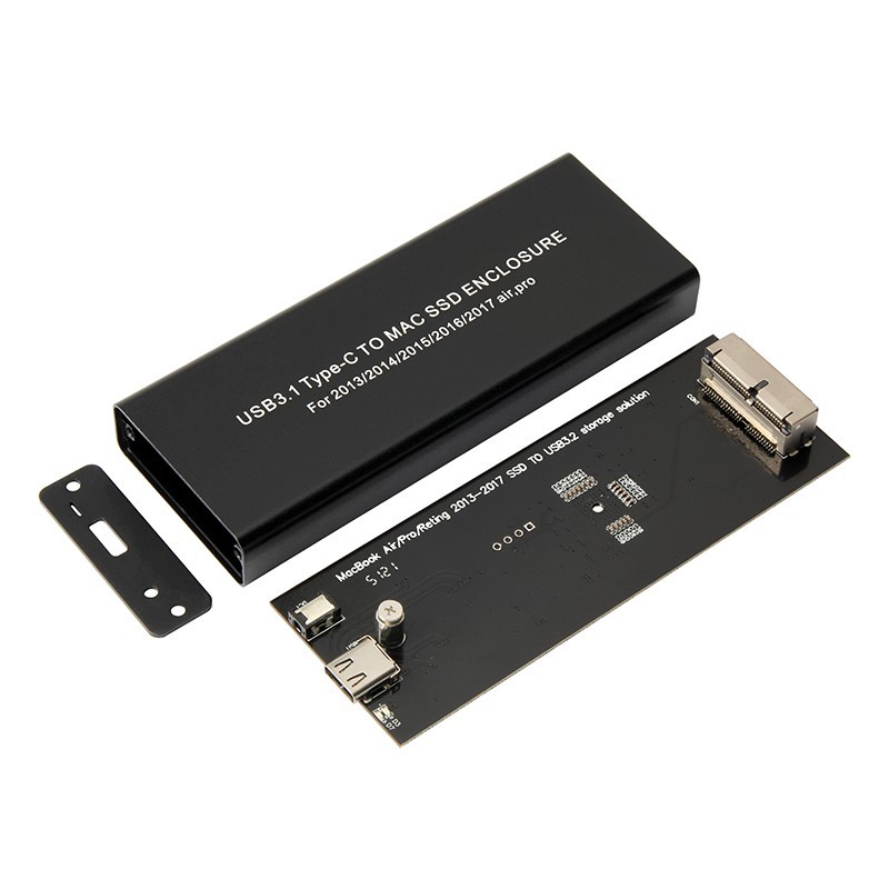 MACBOOK SSD ENCLOSURE CASE FOR APPLE MACBOOK AIR PRO RETINA 2013 2014 2015 2016 2017 USB 3.2 TO MAC