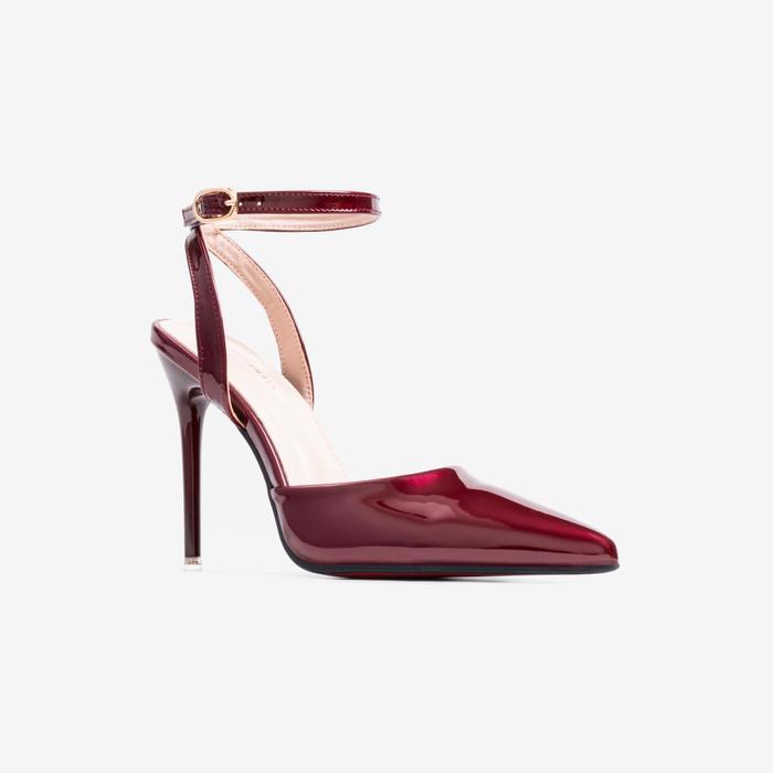 Lawrensia Celestia High Heels Wanita Ankle Strap Glossy Stiletto 11 Cm 693-7 #Sale #Gratisongkir