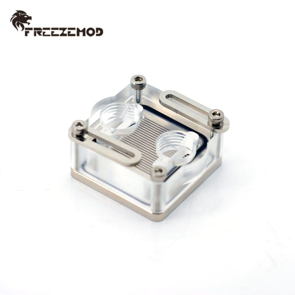 FREEZEMOD Intel AMD Basical CPU Water Block Transparent North North Bridge Computer Cooler Block MOD