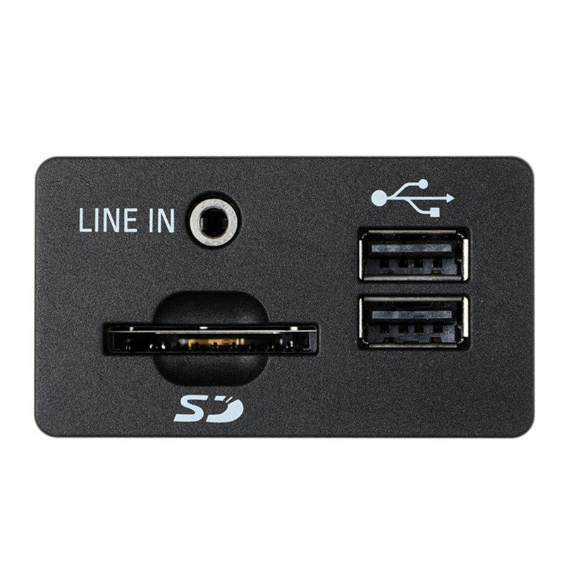 F1CT-14F014-AA Audio Player Black Audio Player USB Socket USB Interface AUX Audio Jack Car For Ford