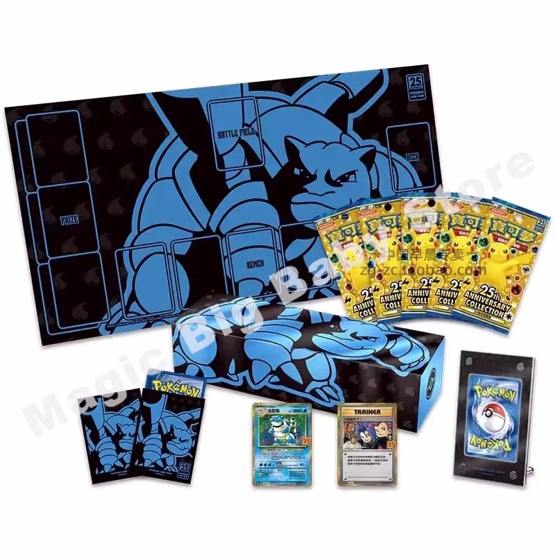 Pokemon Cards Genuine Original Sword Shield Chinese 25th Anniversary Charizard Moon Eevee Blastoise