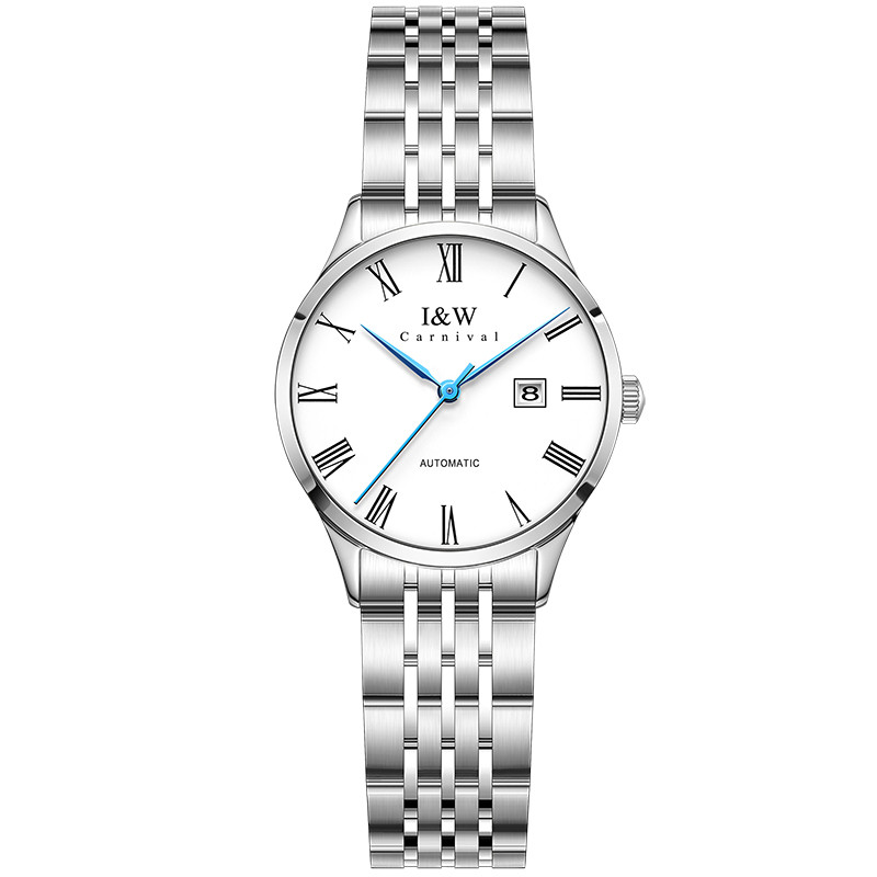 CARNIVAL Brand High-end IW Series Luxury MIYOTA Mechanical Watch for Women Stainless Steel Sapphire