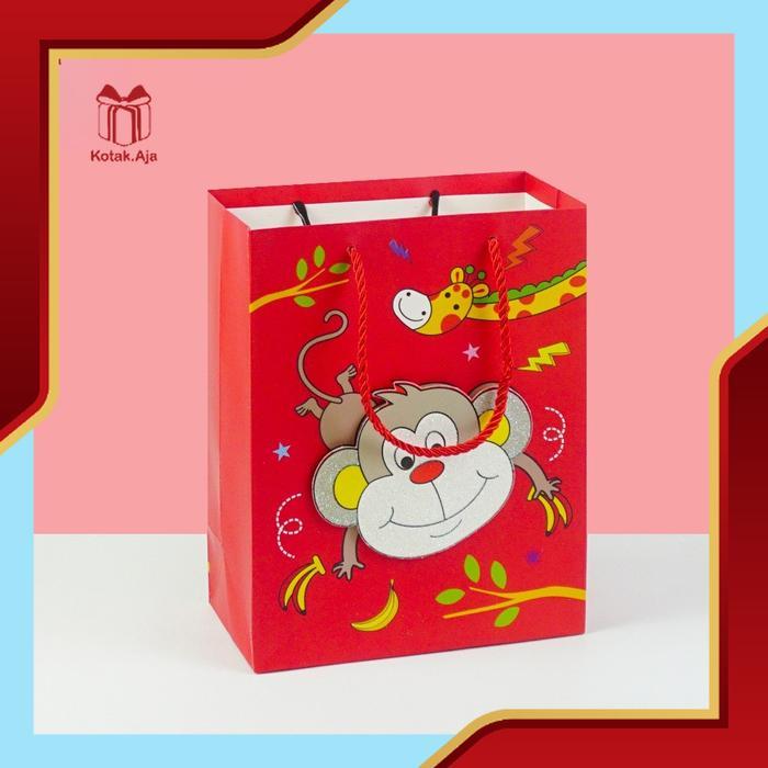 Paper Bag Kado / Paper Bag Souvenir / Goodiebag Ultah Anak / Paper Bag Ultah I Al01D2 - Al03D2