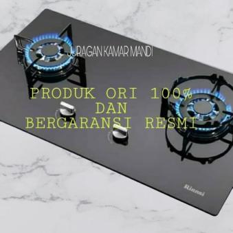 kompor Gas Tanam Rinnai RB-712(GB)Rinai RB712NGB/ kompor gas tanam 2 tungku