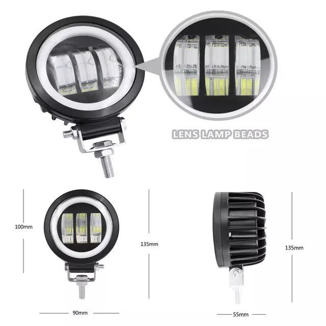 FREE ONGKIR LAMPU LED DAYMAKER 3 MATA CWL SOROT TEMBAK BISA COD